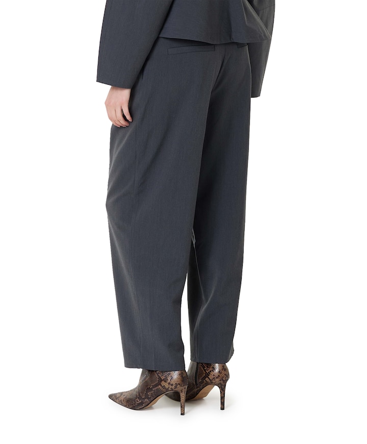 MWEvie Barrel dames broek grijs