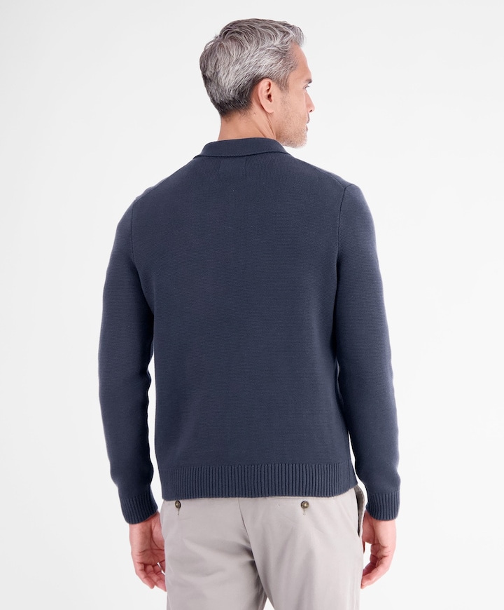 Heren vest blauw