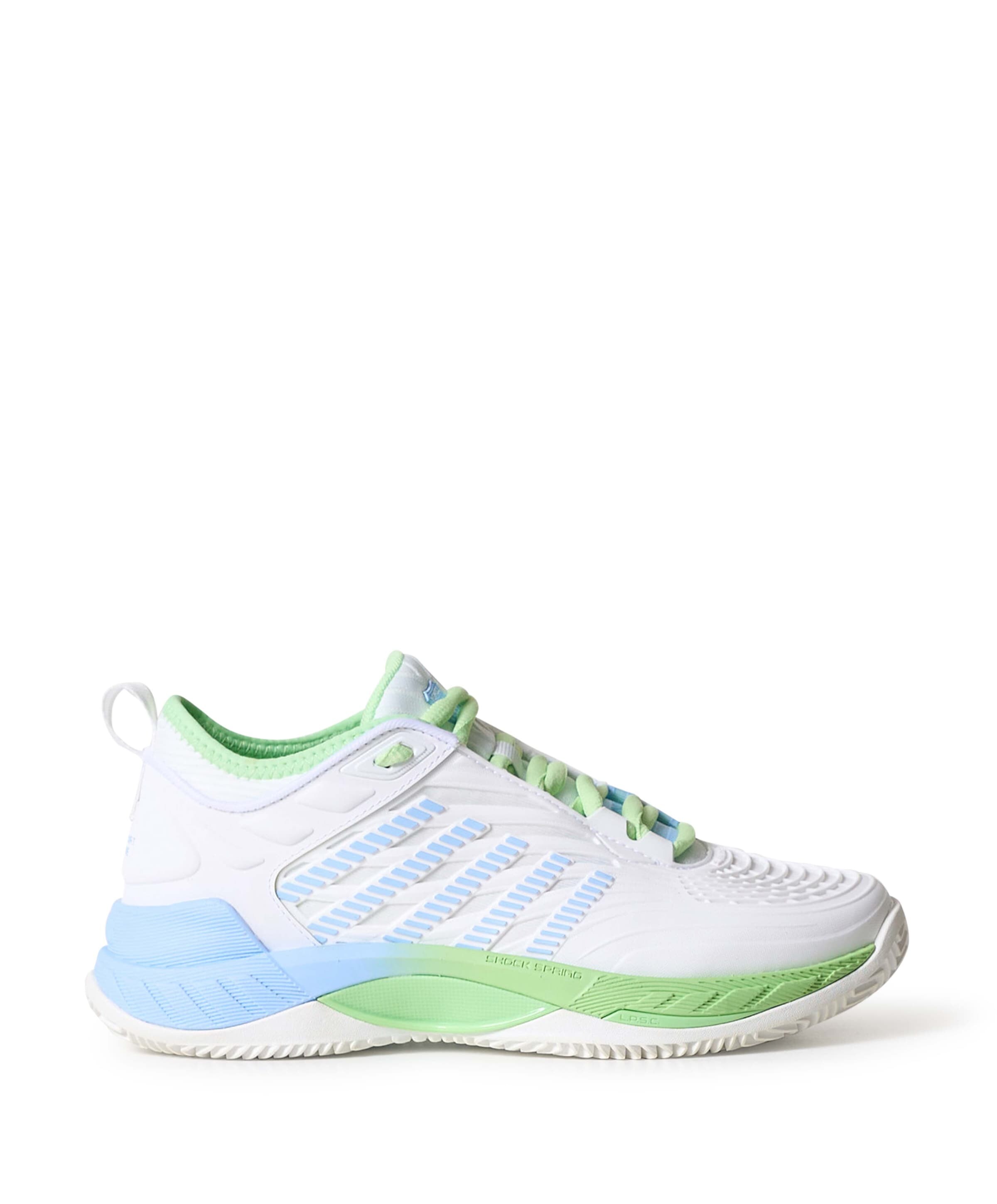 KS TFW HYPERCOURT SUPREME 2 CLAY-WHT/GREEN/DTCHCNL dames tennisschoenen wit