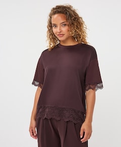 Dames T-shirt bruin