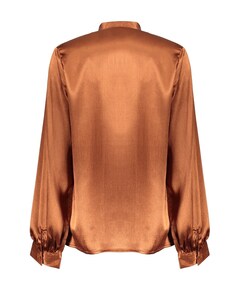 Dames blouse bruin