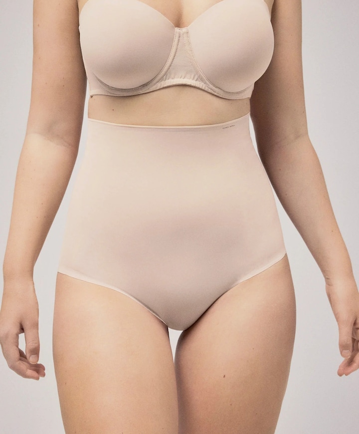 Dames shapewear slip beige