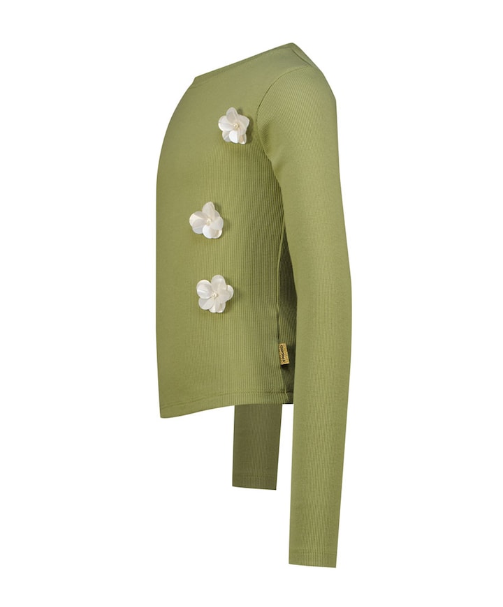 Meisjes longsleeve groen