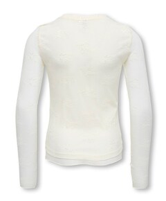 Meisjes longsleeve ecru