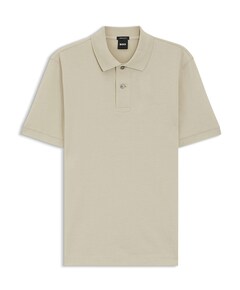 Heren polo beige