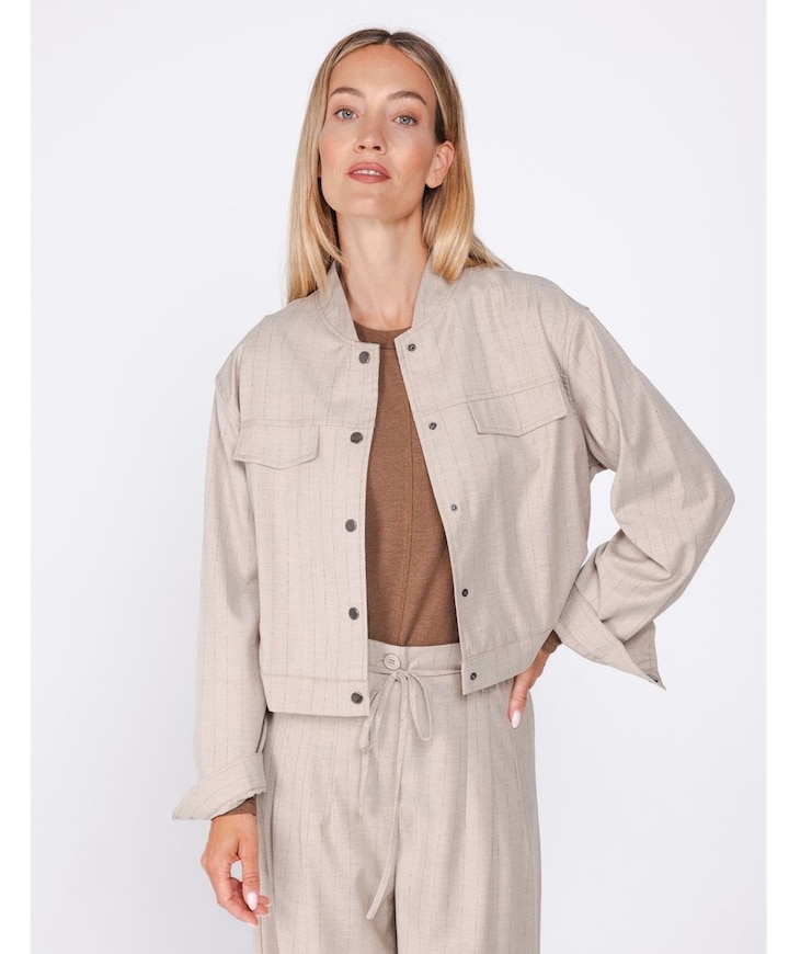 Dames jas beige