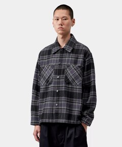 Heren overshirt paars