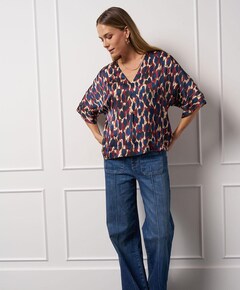 Dames blouse multicolor