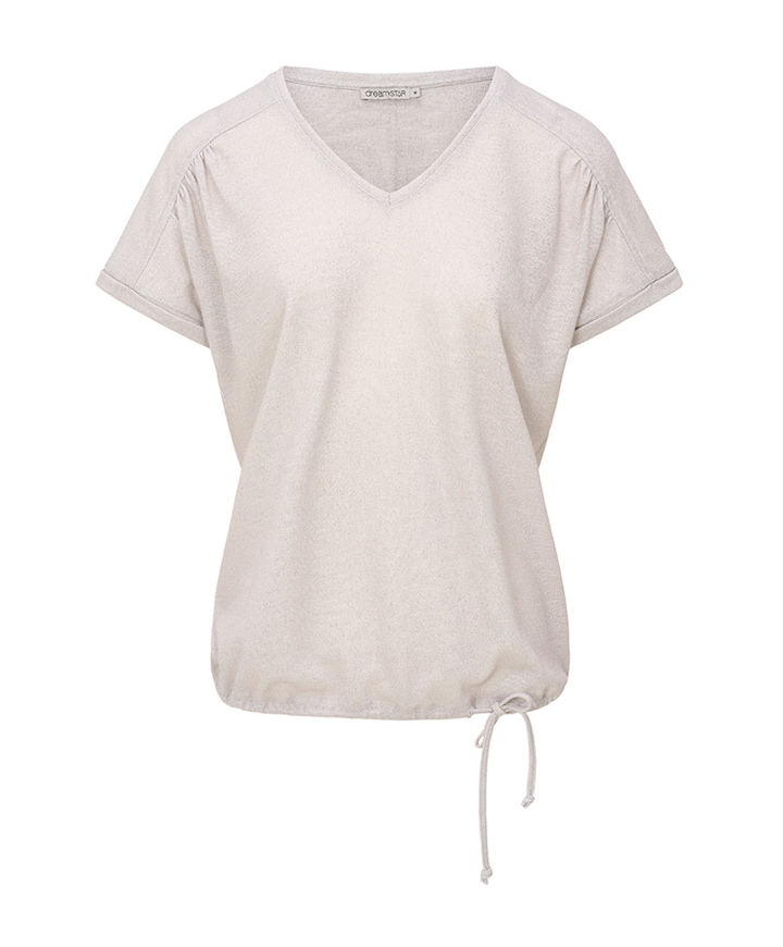 Dames T-shirt beige