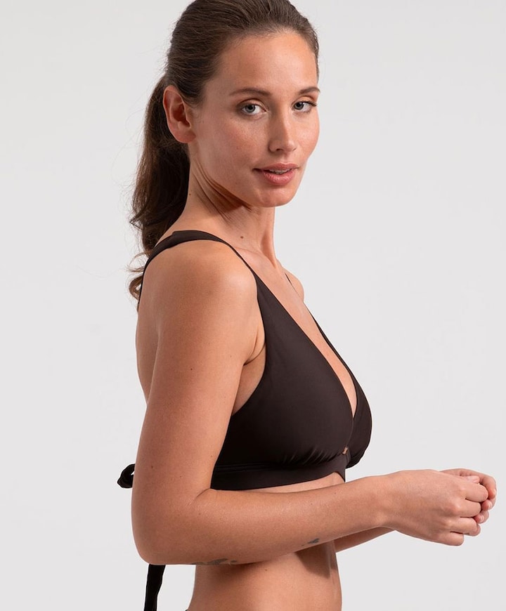 Dames bikinitop bruin