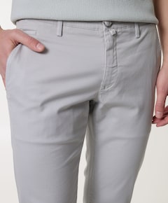 Bobby Slim Fit Pantalone heren pantalon grijs