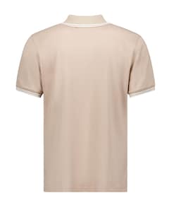 Heren polo beige