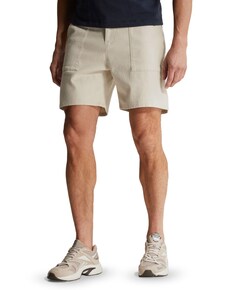 RELAXED SHORTS LINEN SLUB STRETCH heren korte broek beige
