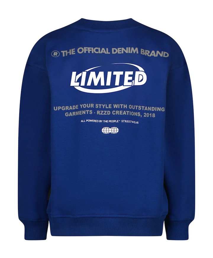 Jongens sweater blauw