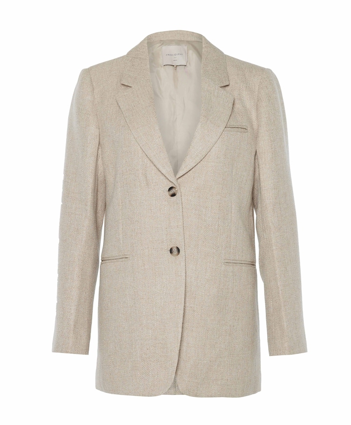 Dames blazer beige