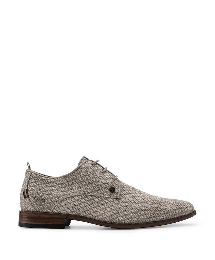 Greg braid heren veterschoenen beige