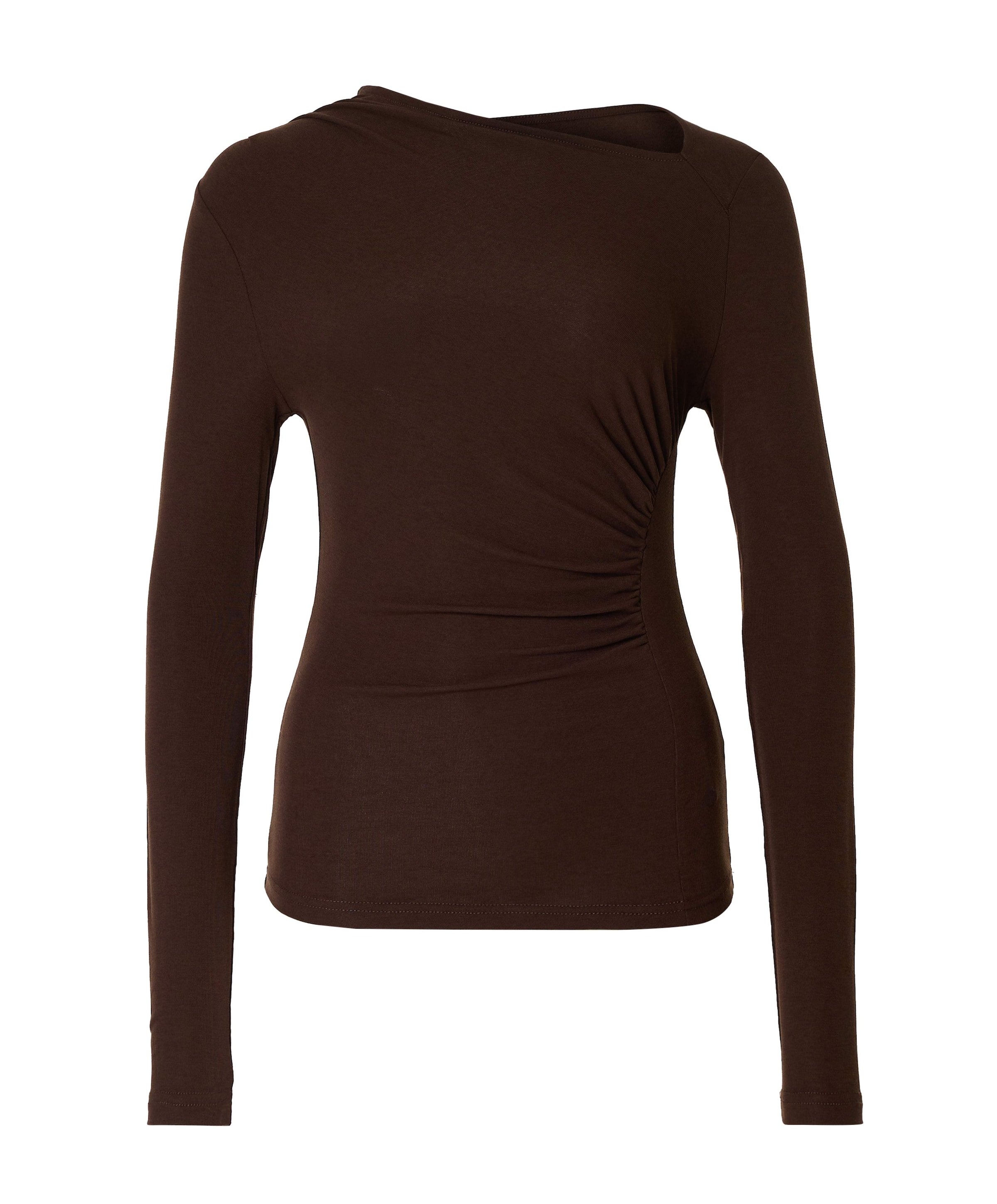 Dames longsleeve bruin