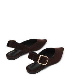 Sianna dames slingbacks bruin