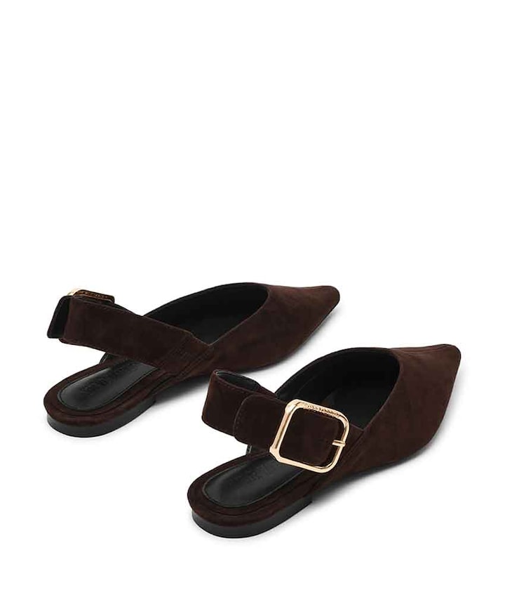 Sianna dames slingbacks bruin