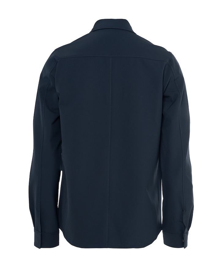 Heren overshirt blauw
