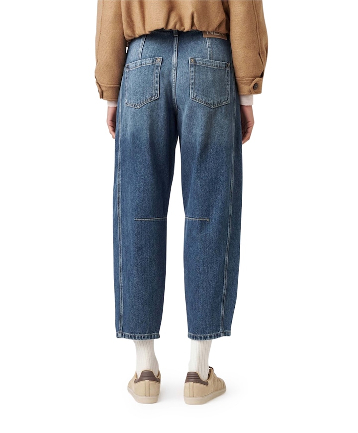 Mara_Barrel_391 dames jeans blauw