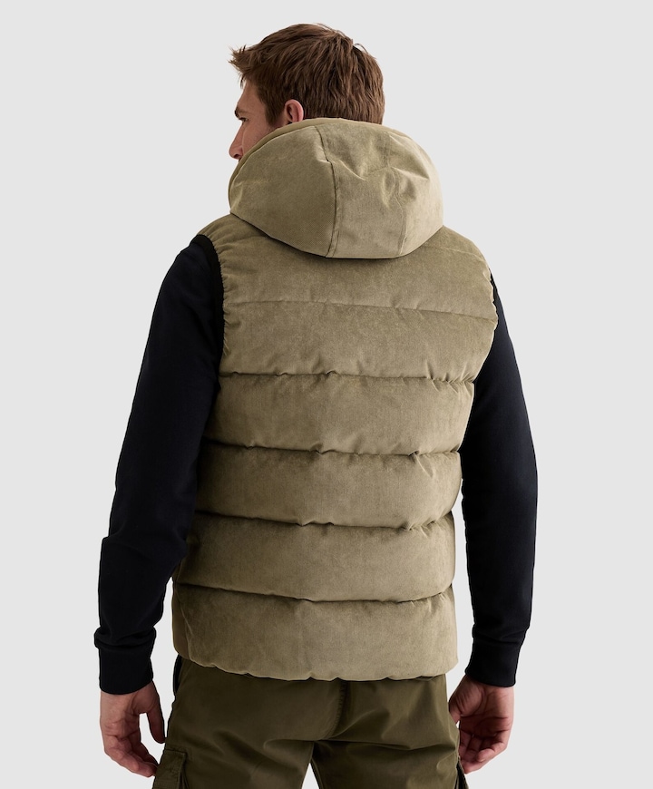 Heren bodywarmer groen