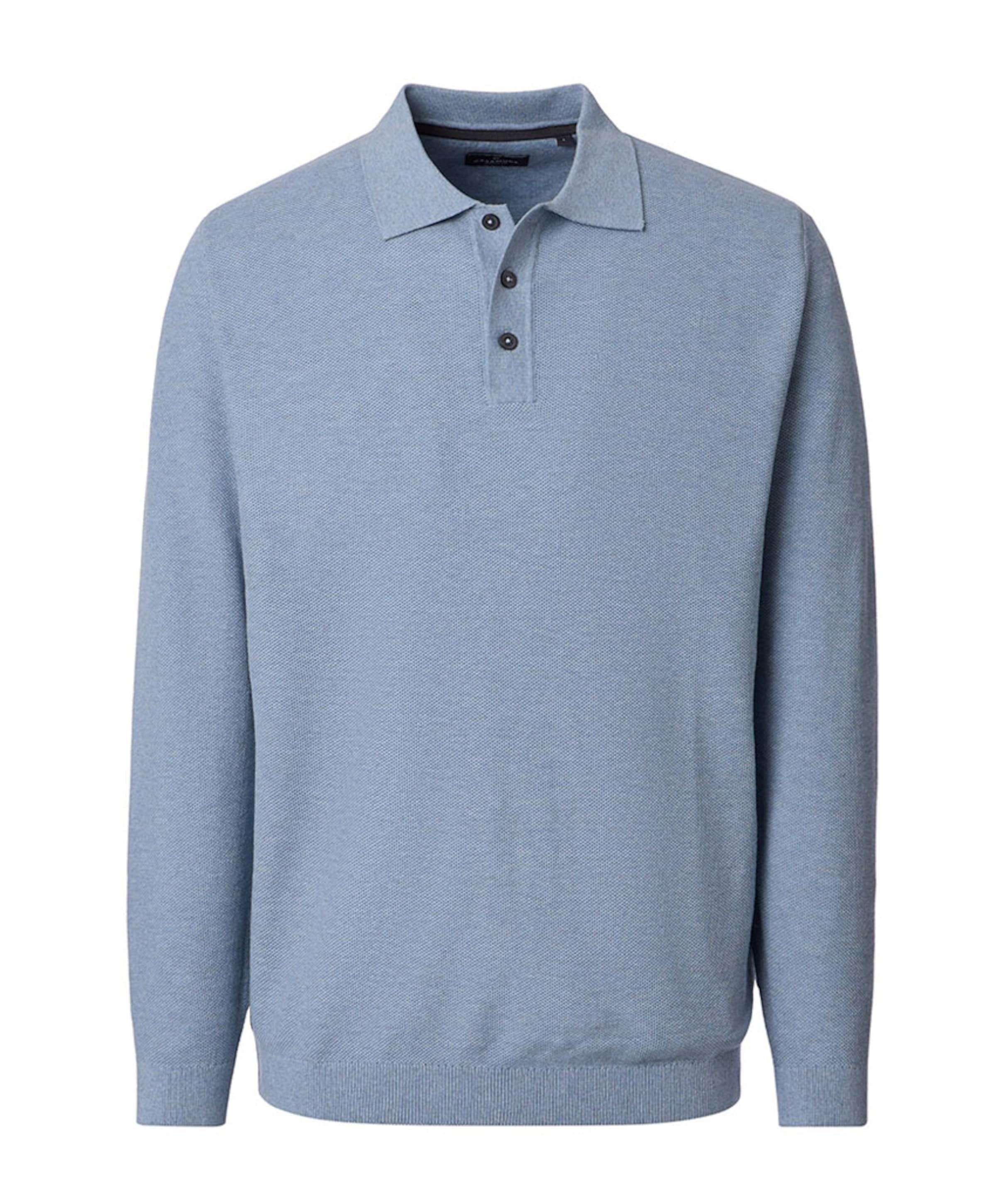 Heren polo blauw