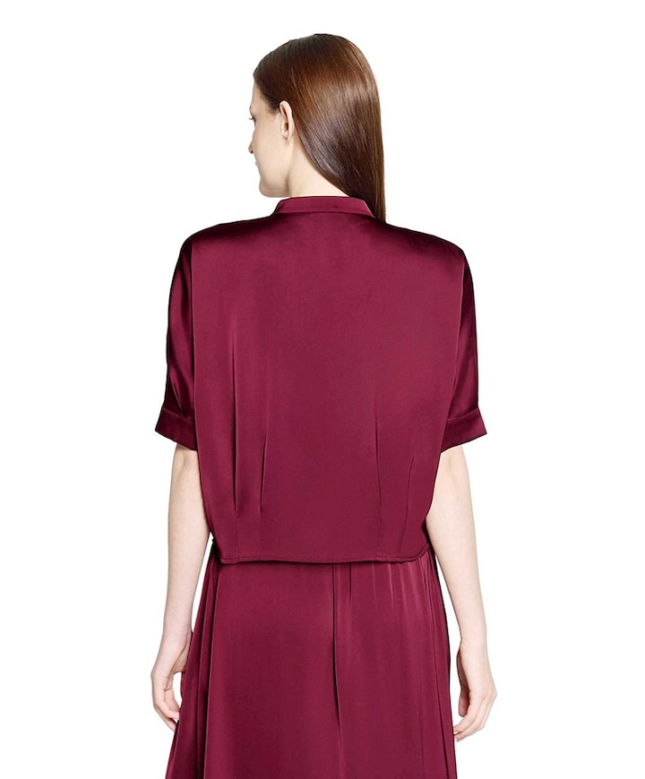Dames blouse bordeaux