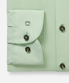 Heren overhemd lange mouw groen