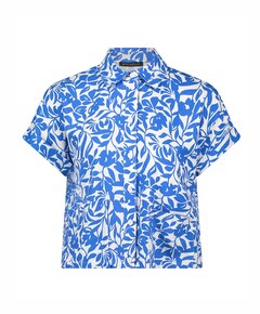 Dames blouse blauw