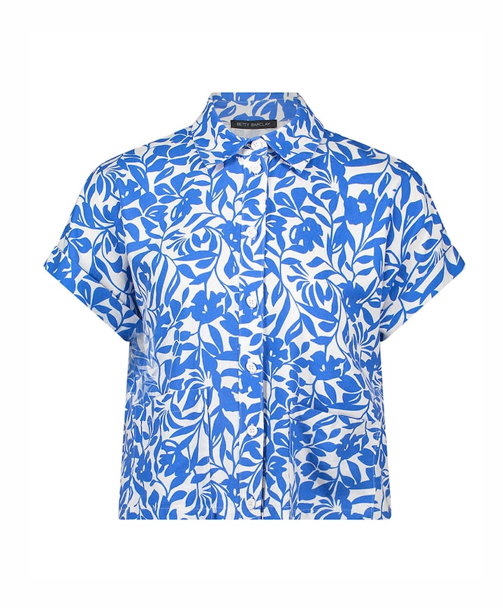 Dames blouse blauw