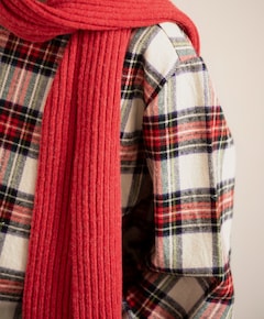 Meisjes blouse lange mouw rood