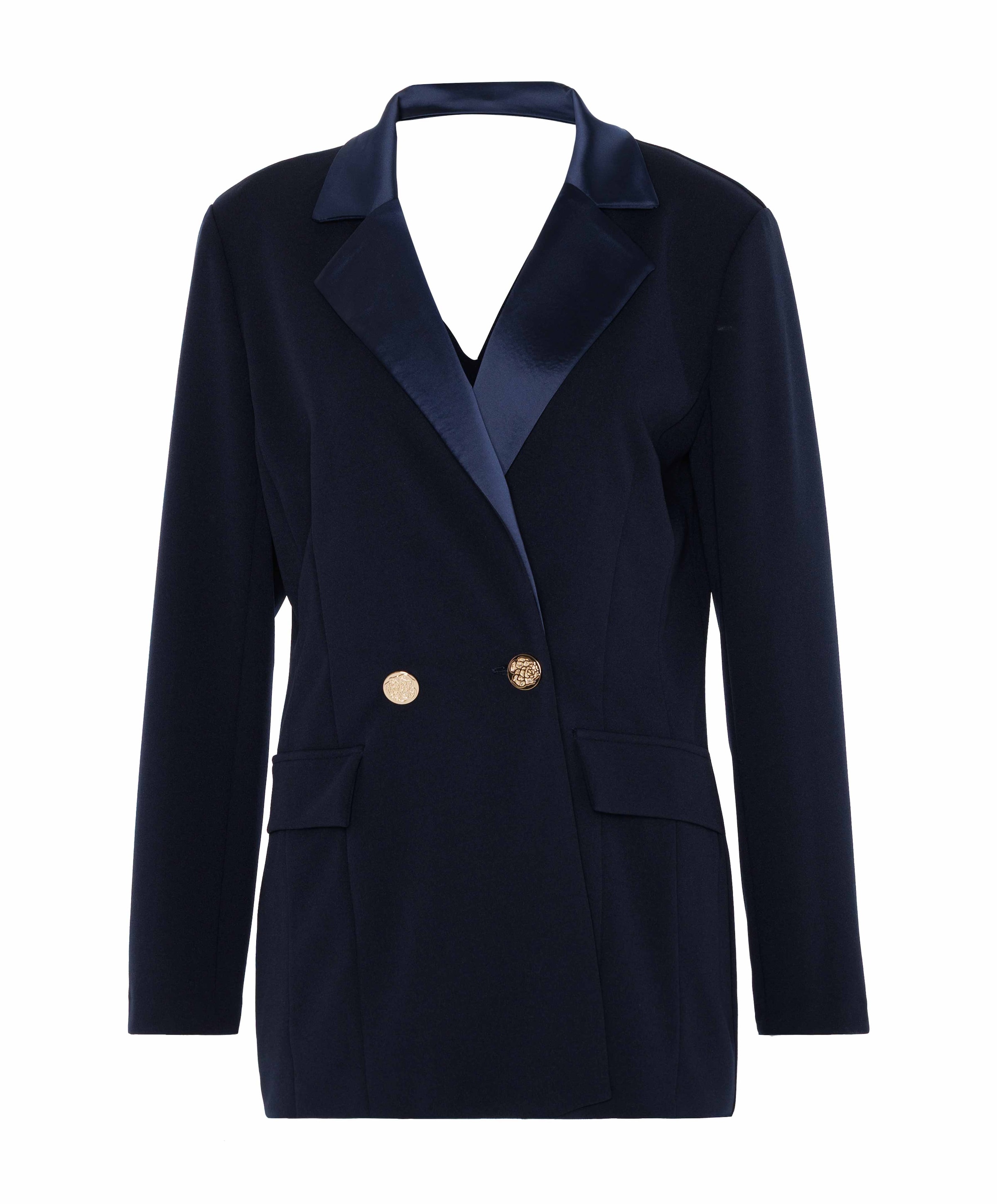 Dames blazer blauw