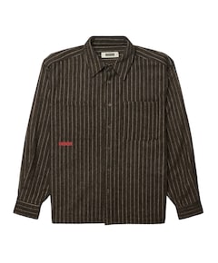 Heren overshirt grijs