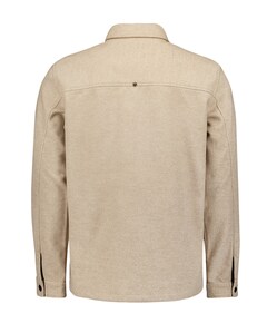 Overhemd lange mouw beige