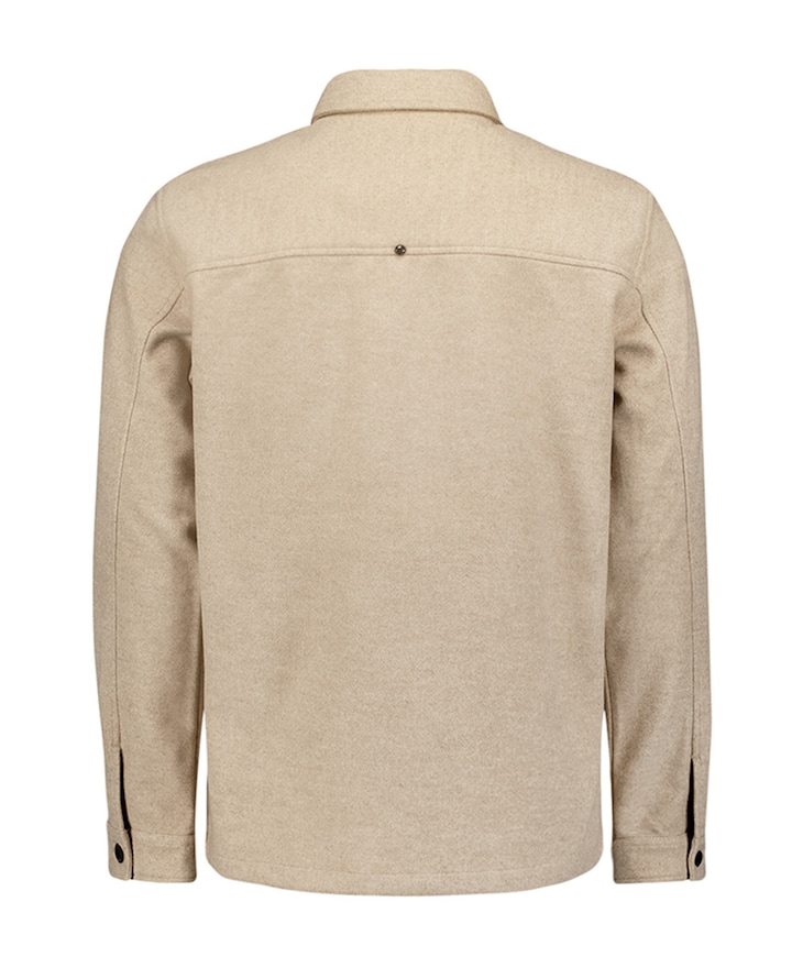 Overhemd lange mouw beige