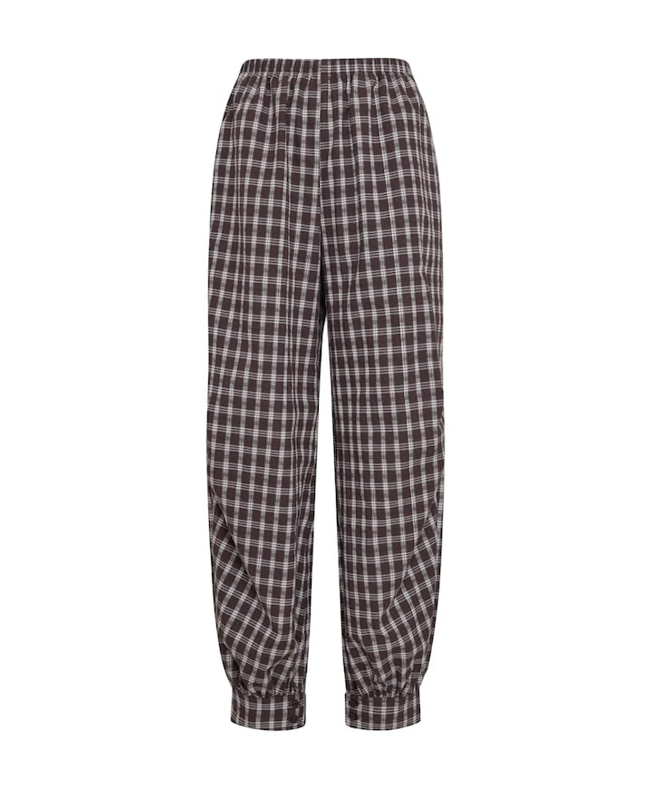 MSCHCarola Balloon CHK dames broek bruin