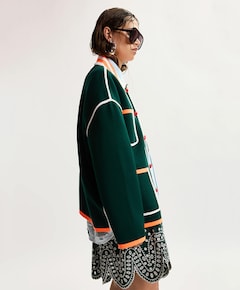 Dames vest groen