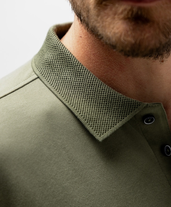 Heren polo groen