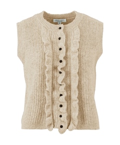 Dames gilet beige