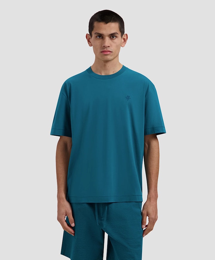 Heren T-shirt blauw