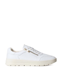 Women Lace-up dames sneakers wit