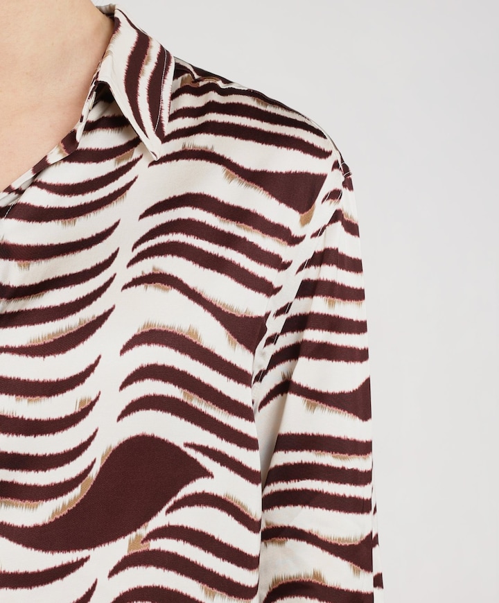 Dames blouse bordeaux