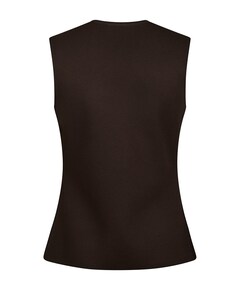 Dames gilet bruin