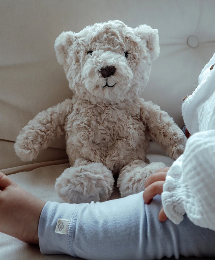 Hartslagknuffel beer beige