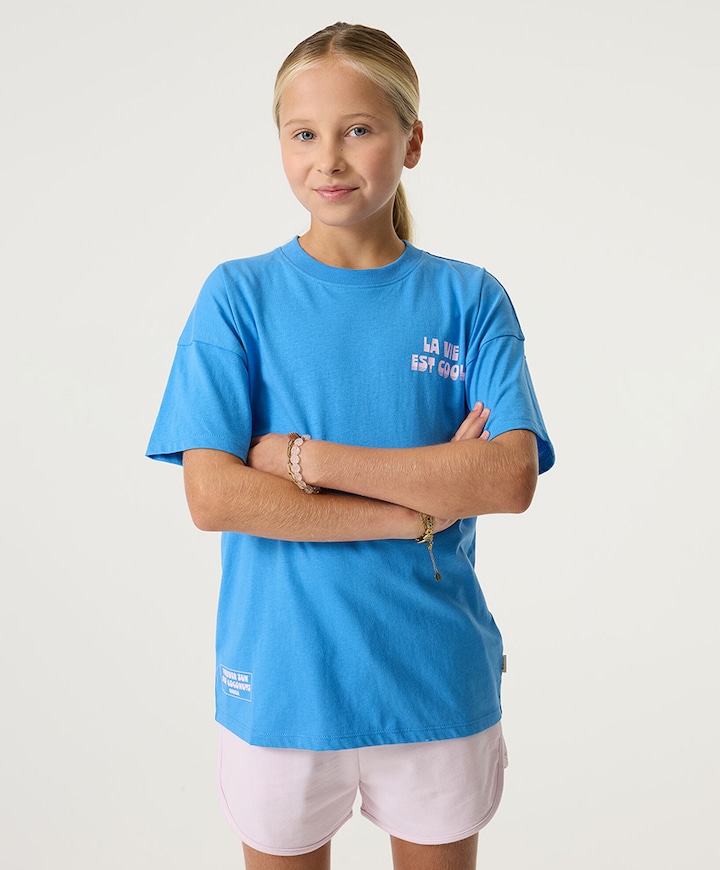 Meisjes T-shirt blauw