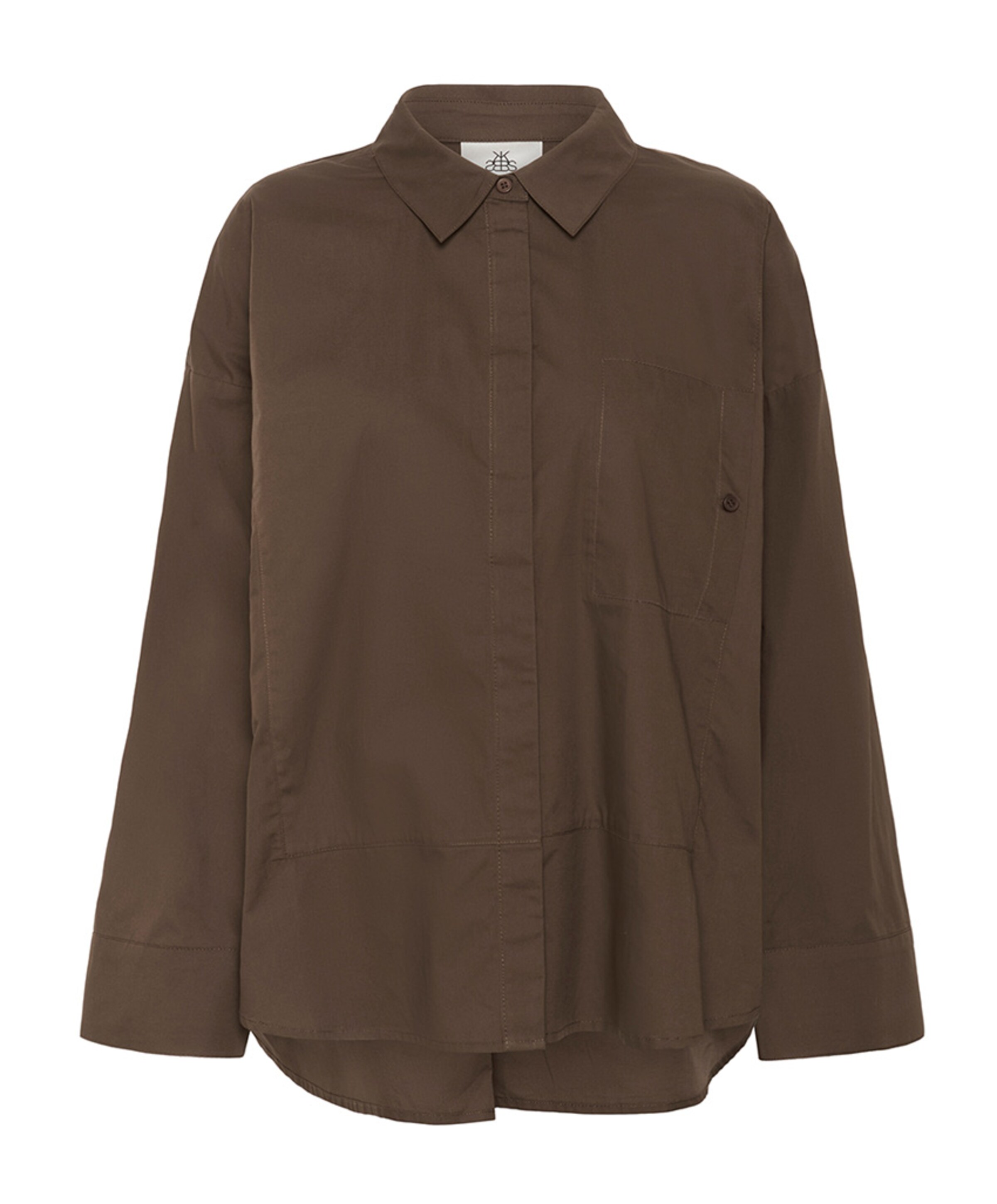 Dames blouse bruin