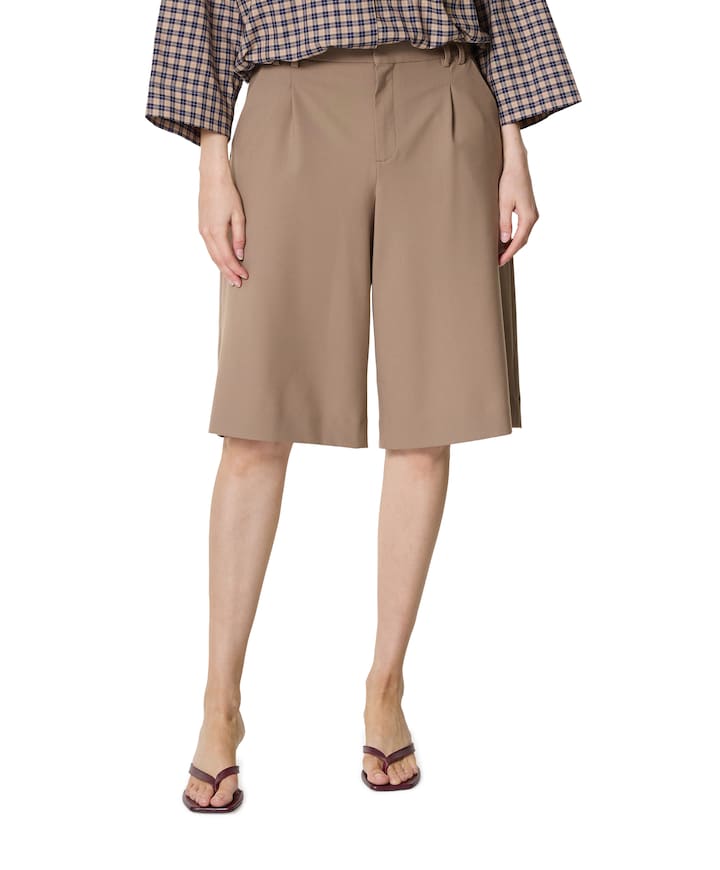 dames bermuda beige