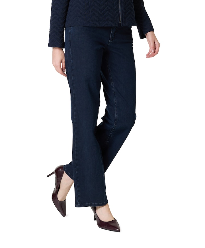 Liv Straight dames broek blauw