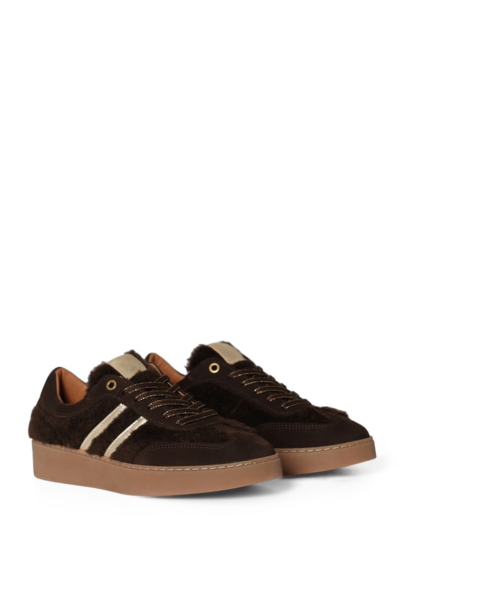 dames sneakers bruin